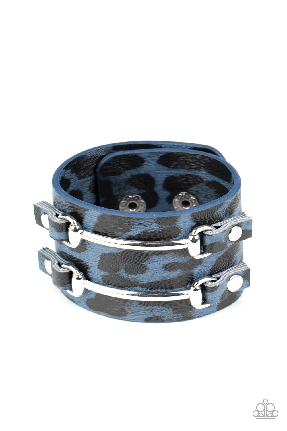 Safari Scene - Blue Bracelet - Paparazzi Accessories