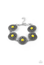 Load image into Gallery viewer, Mojave Mandalas - Yellow Bracelet - Paparazzi Accessories
