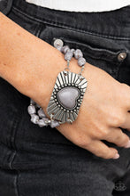 Load image into Gallery viewer, Sandstone Sweetheart - Silver Bracelet - Paparazzi Accessories

