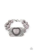 Load image into Gallery viewer, Sandstone Sweetheart - Silver Bracelet - Paparazzi Accessories

