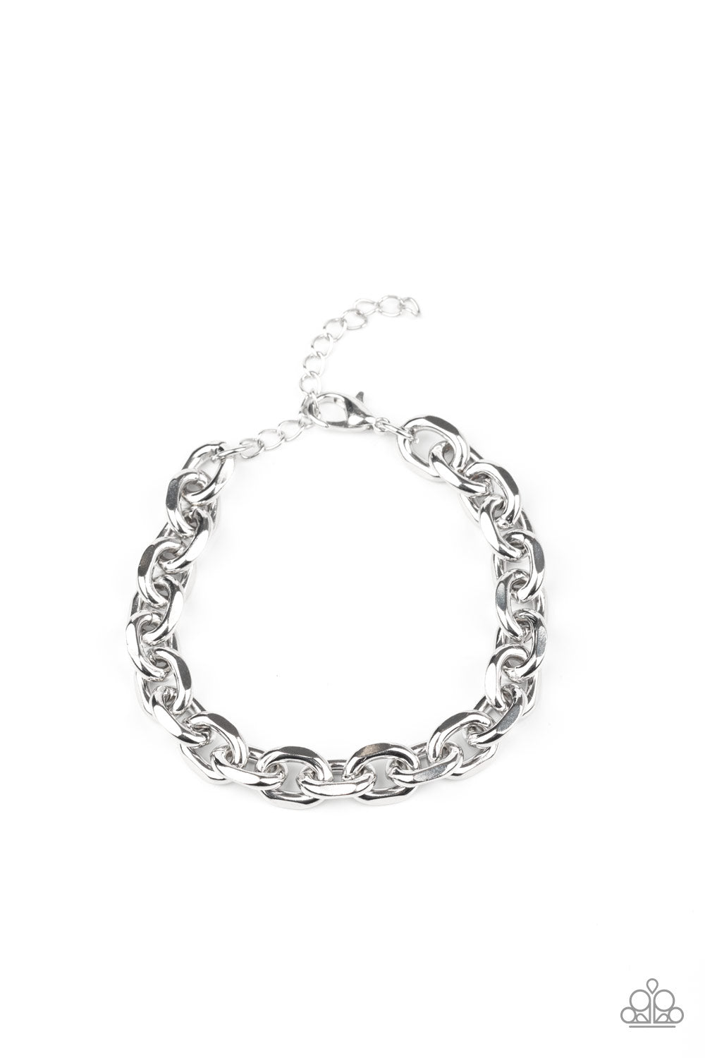 Titanium Titan - Silver Bracelet - Paparazzi Accessories