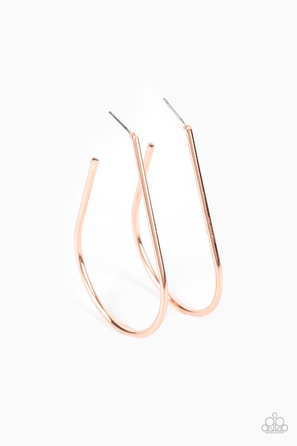 City Curves - Copper Earrings
