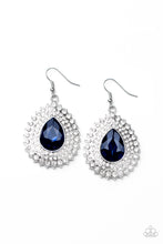 Load image into Gallery viewer, Exquisitely Explosive - Blue Earrings - Paparazzi Accessories
