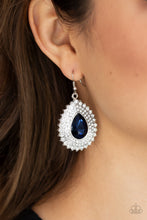 Load image into Gallery viewer, Exquisitely Explosive - Blue Earrings - Paparazzi Accessories
