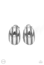 Load image into Gallery viewer, Rural Expressions - Silver Clip On Earrings - Paparazzi Accessories
