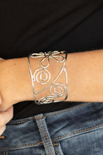 Load image into Gallery viewer, Groovy Sensations - Silver Bracelet - Paparazzi Accessories
