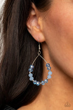 Load image into Gallery viewer, Wink Wink - Blue Earring - Paparazzi Accessories
