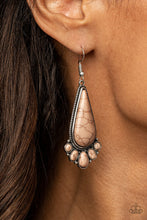 Load image into Gallery viewer, Rural Recluse - Brown Earrings - Paparazzi Accessories
