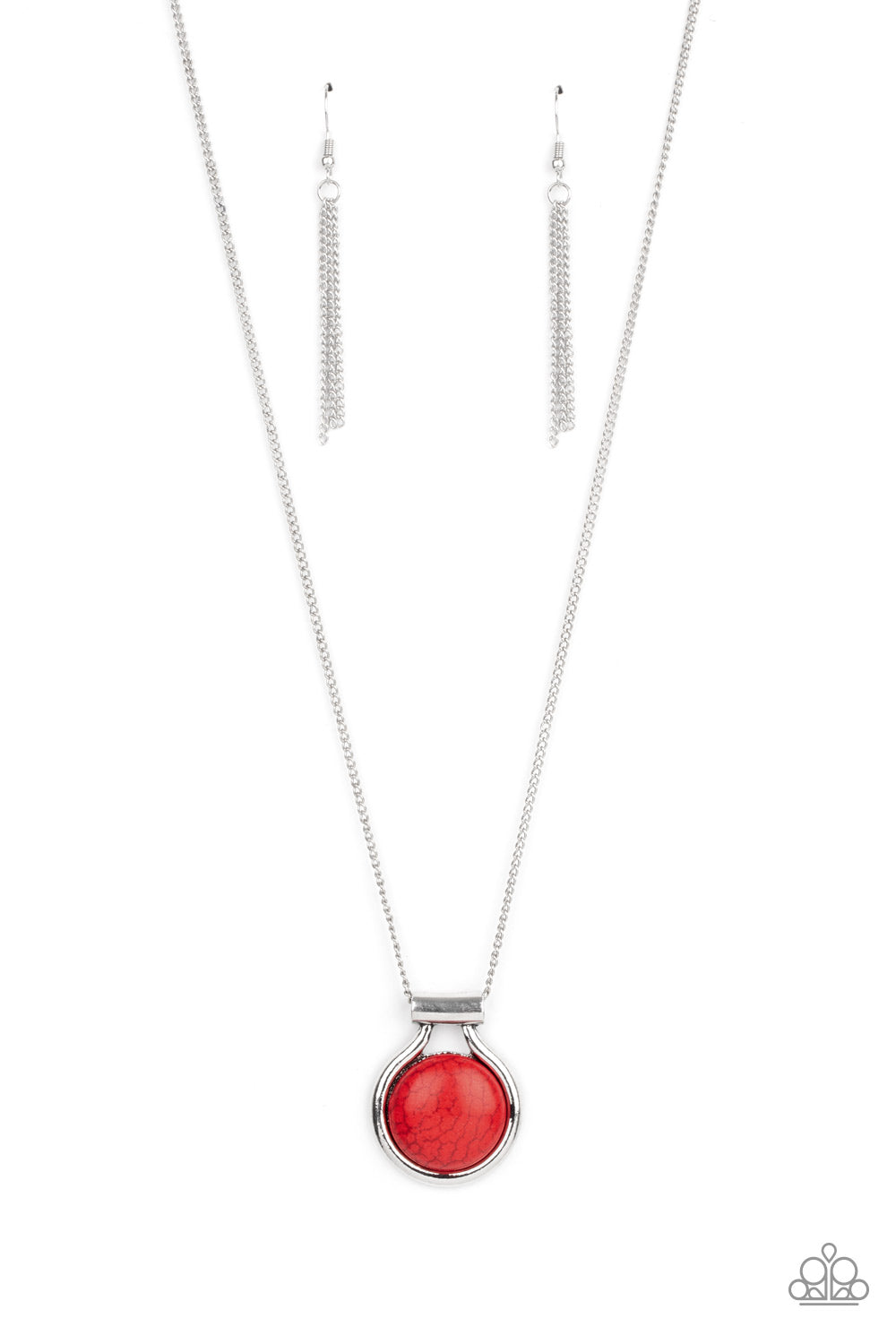 Patagonian Paradise - Red Necklace - Paparazzi Accessories