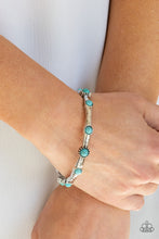 Load image into Gallery viewer, Rebel Sandstorm - Blue turquoise Bracelet - Paparazzi Accessories
