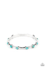 Load image into Gallery viewer, Rebel Sandstorm - Blue turquoise Bracelet - Paparazzi Accessories
