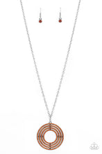 Load image into Gallery viewer, High-Value Target - Brown Necklace - Paparazzi Accessories
