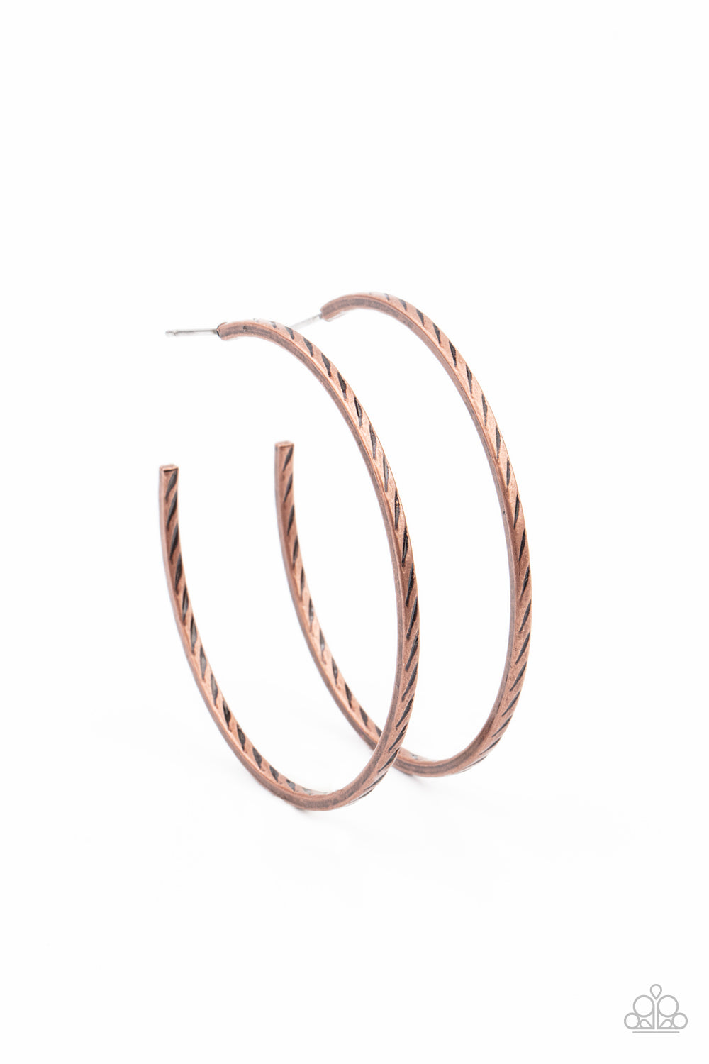 Rural Reserve - Copper Earrings - Paparazzi Accessories