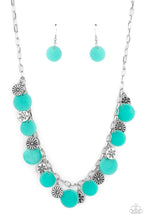 Load image into Gallery viewer, Flower Powered - Blue Necklace - Paparazzi Accessories
