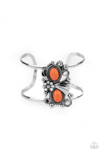 Load image into Gallery viewer, Mojave Flower Girl - Orange Bracelet - Paparazzi Accessories
