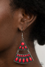 Load image into Gallery viewer, Desert Fiesta - Red Earrings
