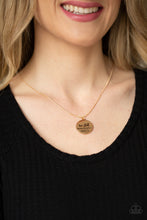 Load image into Gallery viewer, Be Still - Gold Inspirational Necklace
