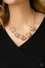 Load image into Gallery viewer, Effervescent Ensemble - Rose Gold Necklace - Paparazzi Accessories
