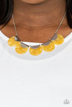 Load image into Gallery viewer, Mermaid Oasis - Yellow Necklace - Paparazzi Accessories
