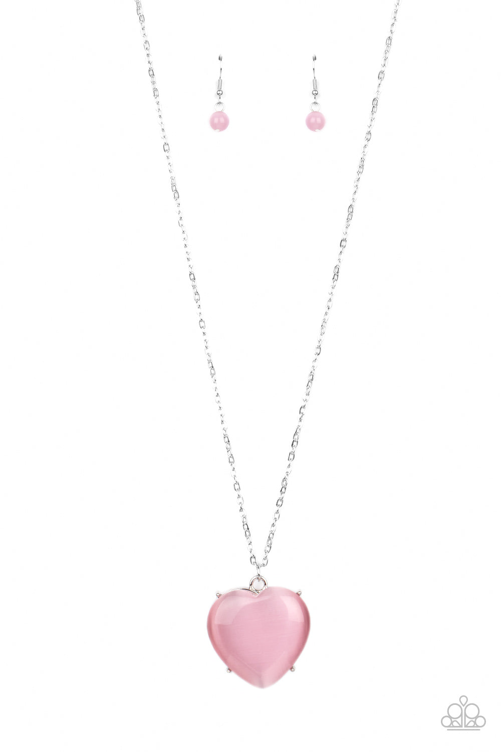 Warmhearted Glow - Pink Necklace - Paparazzi Accessories