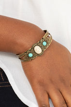 Load image into Gallery viewer, Artisan Ancestry - Brass Bracelet - Paparazzi Accessories
