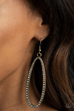 Load image into Gallery viewer, Dazzling Decorum - Brass Earrings
