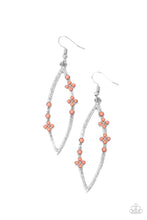 Load image into Gallery viewer, Flowery Finesse - Orange Earrings - Paparazzi Accessories

