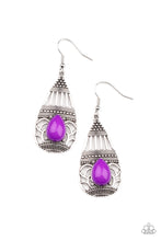 Load image into Gallery viewer, Eastern Essence - Purple Earrings
