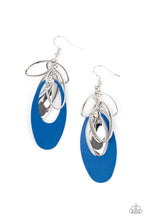Load image into Gallery viewer, Ambitious Allure - Blue Earrings - Paparazzi Accessories
