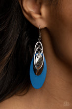 Load image into Gallery viewer, Ambitious Allure - Blue Earrings - Paparazzi Accessories
