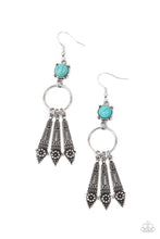 Load image into Gallery viewer, Prana Paradise - Blue Turquoise Earrings - Paparazzi Accessories

