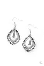 Load image into Gallery viewer, Fearlessly Feminine - Silver Earrings - Paparazzi Accessories
