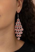 Load image into Gallery viewer, With All DEW Respect - Orange Earrings - Paparazzi Accessories
