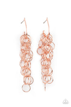 Load image into Gallery viewer, Long Live The Rebels - Copper Earrings - Paparazzi Accessories
