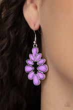 Load image into Gallery viewer, Burst Into TEARDROPS - Purple Earrings - Paparazzi Accessories
