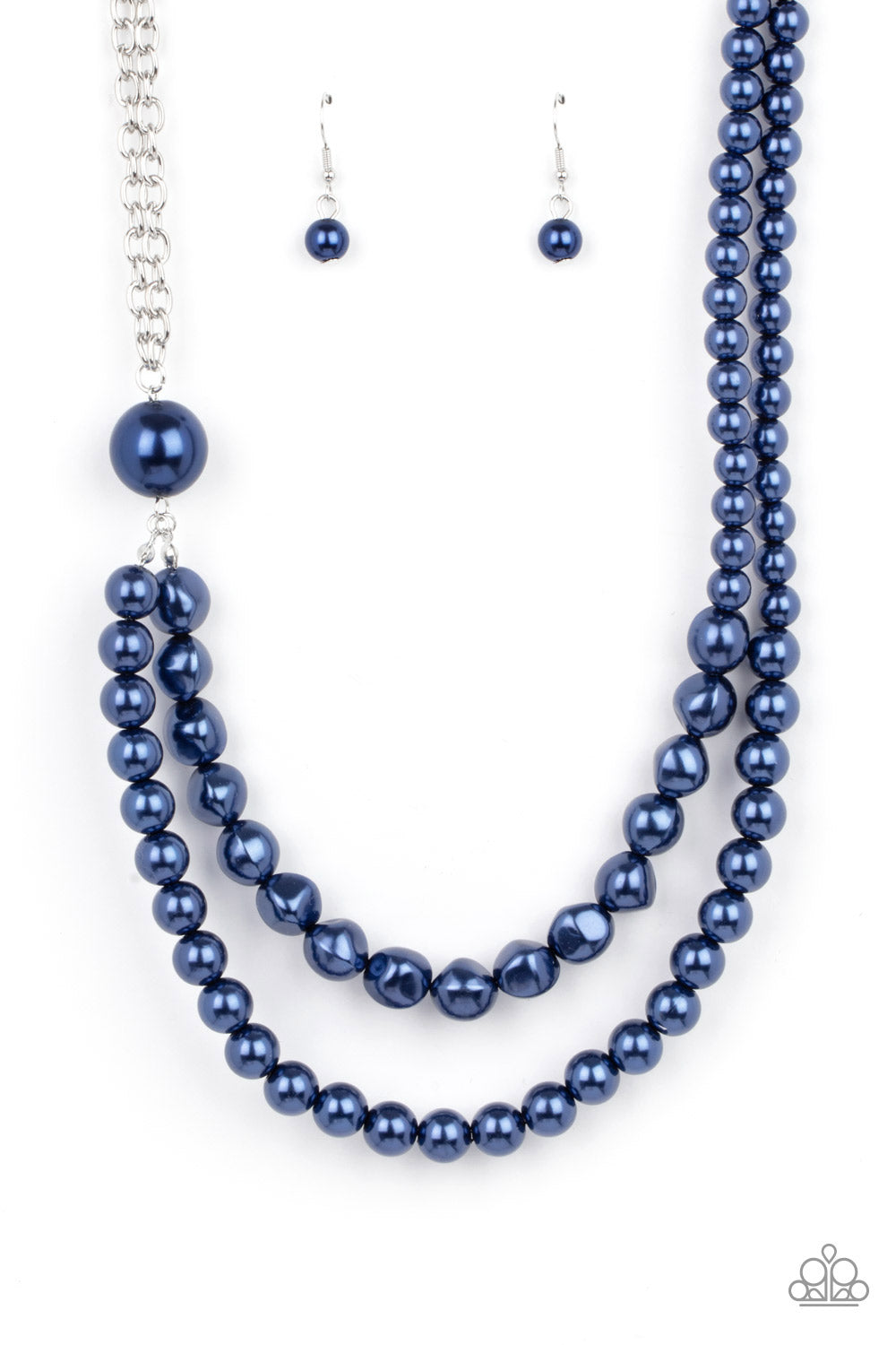 Remarkable Radiance - Blue Pearl Necklace - Paparazzi Accessories