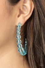 Load image into Gallery viewer, In The Clear - Blue Earrings - Paparazzi Accessories
