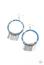 Load image into Gallery viewer, Garden Chimes - Blue Earrings
