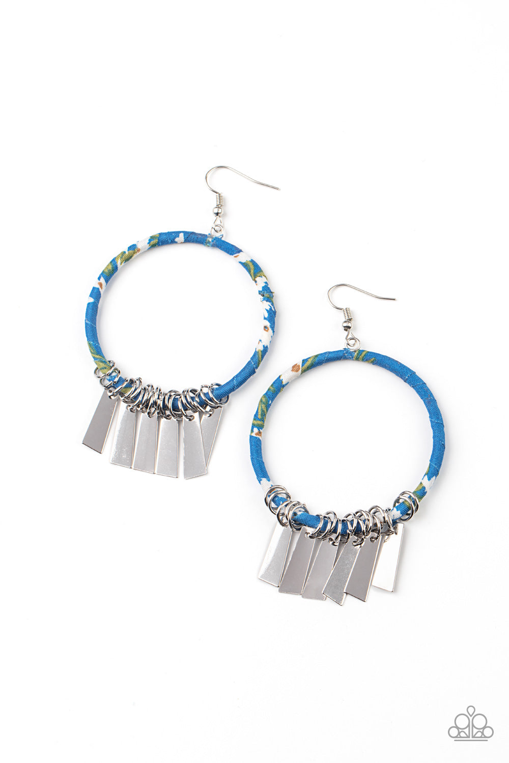 Garden Chimes - Blue Earrings