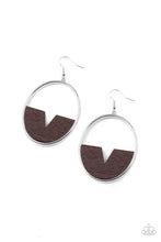 Load image into Gallery viewer, Island Breeze - Brown Earrings - Paparazzi Accessories
