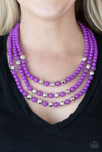 Load image into Gallery viewer, STAYCATION All I Ever Wanted - Purple Necklace - Paparazzi Accessories
