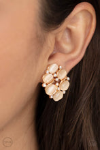 Load image into Gallery viewer, Row, Row, Row Your YACHT - Gold Clip On Earrings - Paparazzi Accessories
