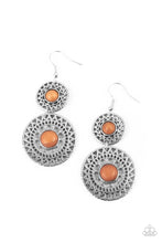 Load image into Gallery viewer, Sunny Sahara - Brown Earrings - Paparazzi Accessories
