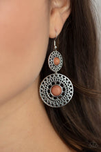 Load image into Gallery viewer, Sunny Sahara - Brown Earrings - Paparazzi Accessories
