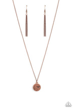 Load image into Gallery viewer, Hold On To Hope - Copper Sentimental Necklace - Paparazzi Accessories

