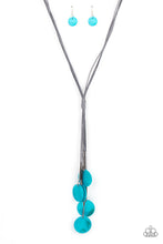 Load image into Gallery viewer, Tidal Tassels - Blue Necklace - Paparazzi Accessories
