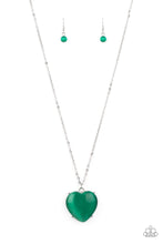 Load image into Gallery viewer, Warmhearted Glow - Green Necklace - Paparazzi Accessories
