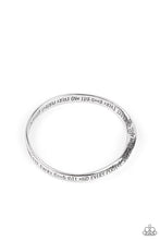 Load image into Gallery viewer, Perfect Present - Silver Inspirational Bracelet - Paparazzi Accessories
