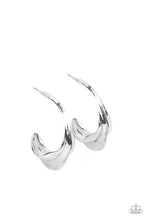 Load image into Gallery viewer, Modern Meltdown - Silver Earrings - Paparazzi Accessories
