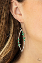 Load image into Gallery viewer, Flowery Finesse - Green Earrings
